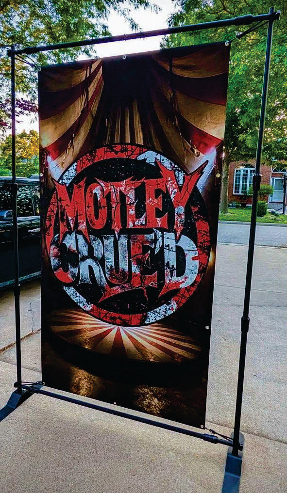 Double Sided Vinyl Banner.