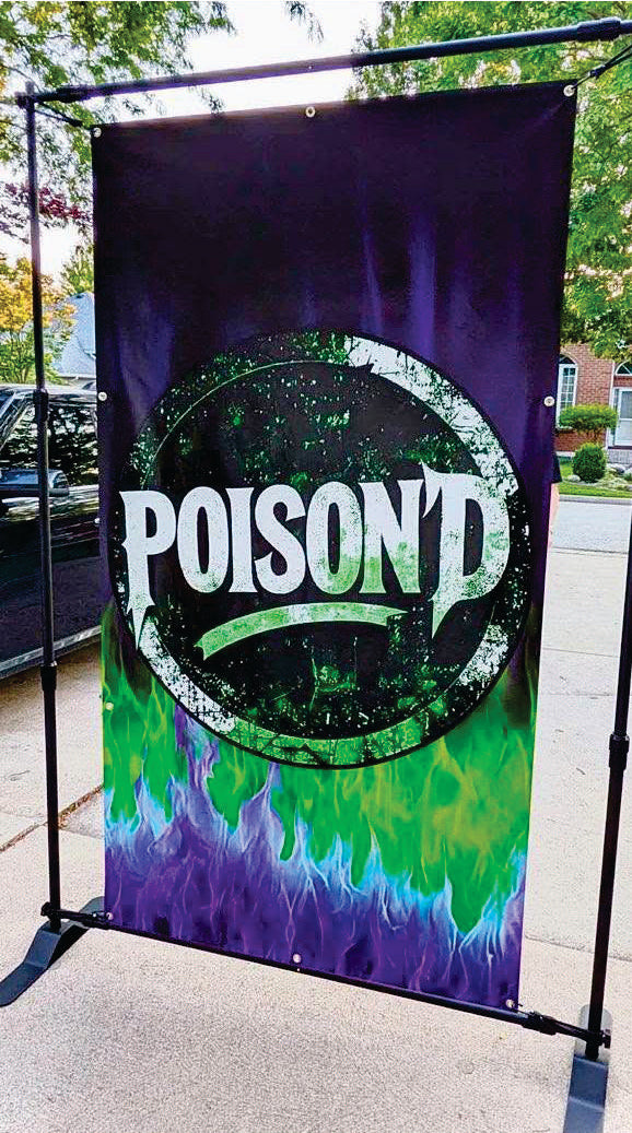 Double Sided Vinyl Banner.