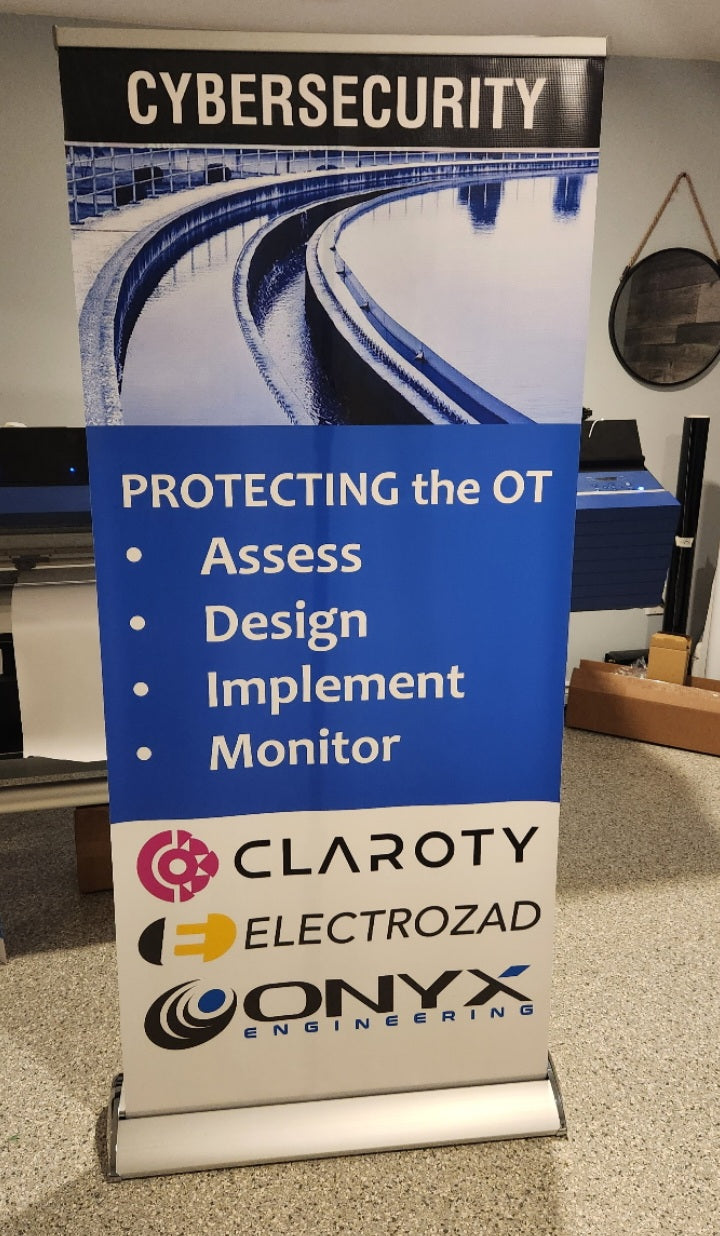 Vinyl Banner on a Retractable Stand