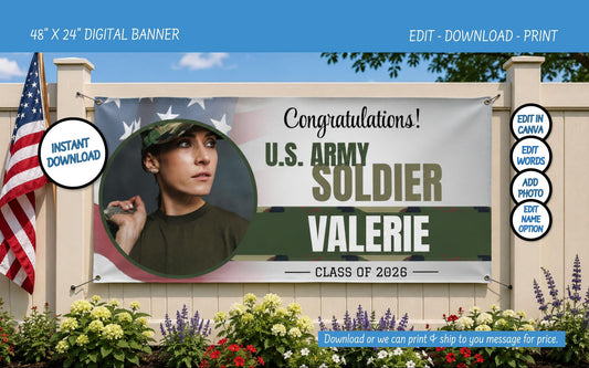 A customizable digital banner mockup for a U.S.